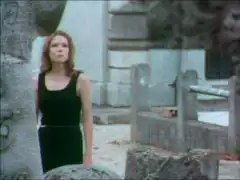 Mrs. Peel searches the eerie cemetery