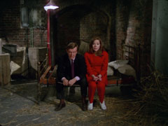 Emma and Mortimer wake up in the disused ‘Glass House’ factory and wonder who and where they are