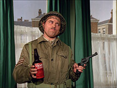 Sergeant Hearn decides a slug of cheap whisky is a good idea while guarding his prisoners